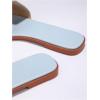 imageVerdusa Womens Flat Sandals Pearl Sandals Square Toe Summer Slip On Flat ShoesBlue