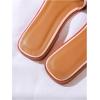 imageVerdusa Womens Flat Sandals Pearl Sandals Square Toe Summer Slip On Flat ShoesPink