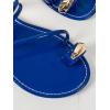 imageVerdusa Womens Metallic Open Toe Thong Sandals Summer Strappy Flat SandalsRoyal Blue