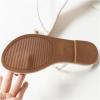 imageVerdusa Womens Metallic Open Toe Thong Sandals Summer Strappy Flat SandalsWhite