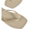 imageVerdusa Womens TStrap Thong Flat Sandals Square Toe Slip On Flip FlopsApricot