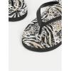 imageVerdusa Womens TStrap Thong Flat Sandals Square Toe Slip On Flip FlopsBlack3