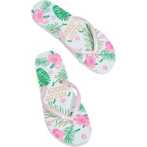 imageVerdusa Womens TStrap Thong Flat Sandals Square Toe Slip On Flip FlopsPink