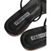imageVerdusa Womens Criss Cross Strappy Flat Sandals Open Toe Leather Slippers Beach SandalsBlack