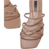 imageVerdusa Womens Criss Cross Strappy Flat Sandals Open Toe Leather Slippers Beach SandalsDusty Pink