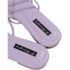 imageVerdusa Womens Criss Cross Strappy Flat Sandals Open Toe Leather Slippers Beach SandalsPurple