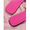 imageVerdusa Womens Braided Sandals Square Open Toe Slides Sandals Summer ShoesHot Pink