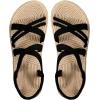 imageVerdusa Womens Casual Cross Woven Sandals Vacation Summer Beach Flat Sandals ShoesBlack