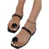 imageVerdusa Womens Flip Flop Sandals Summer Thong Sandals Roman Beach SandalBlack