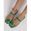 imageVerdusa Womens Flip Flop Sandals Summer Thong Sandals Roman Beach SandalGreen