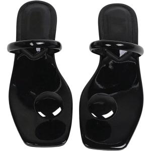 imageVerdusa Womens Flip Flop Sandals Summer Thong Sandals Roman Beach SandalBlack