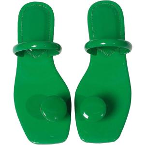 imageVerdusa Womens Flip Flop Sandals Summer Thong Sandals Roman Beach SandalGreen