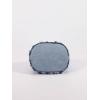 imageVerdusa Womens Mini Rhinestone Faux Pearl Decor Drawstring Chain Bucket Bag Crossbody BagBlue