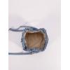 imageVerdusa Womens Mini Rhinestone Faux Pearl Decor Drawstring Chain Bucket Bag Crossbody BagBlue
