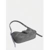 imageVerdusa Womens Pleated Hobo Shoulder Bag PU Leather Clutch HandbagDark Grey