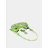 imageVerdusa Womens Pleated Hobo Shoulder Bag PU Leather Clutch HandbagMetallic Green