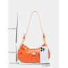 imageVerdusa Womens Pleated Hobo Shoulder Bag PU Leather Clutch HandbagOrange