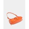 imageVerdusa Womens Pleated Hobo Shoulder Bag PU Leather Clutch HandbagOrange