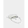 imageVerdusa Womens Pleated Hobo Shoulder Bag PU Leather Clutch HandbagWhite Crocodile