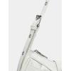 imageVerdusa Womens Pleated Hobo Shoulder Bag PU Leather Clutch HandbagWhite Crocodile