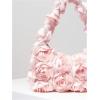 imageVerdusa Womens 3D Rose Applique Shoulder Bag Floral Hobo HandbagsLight Pink