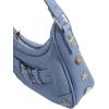 imageVerdusa Womens Flap Shoulder Bags Denim Handbags Underarm Satchel HandbagDark Blue