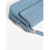 imageVerdusa Womens Flap Shoulder Bags Denim Handbags Underarm Satchel HandbagLight Blue