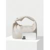 imageVerdusa Womens Hobo Bags Zipper Handbags Knot Strap Leather Shoulder Bag Evening Clutch PurseBeige
