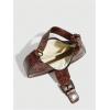 imageVerdusa Womens Hobo PU Leather Clutch Shoulder Bags Buckle Zipper Vintage HandbagsChocolate Brown