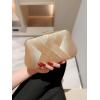 imageVerdusa Womens Metallic Evening Handbag Glitter Clutch Purse Party BagGold