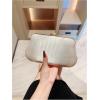 imageVerdusa Womens Metallic Evening Handbag Glitter Clutch Purse Party BagWhite