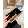 imageVerdusa Womens Metallic Evening Handbag Glitter Clutch Purse Party BagWhite