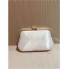 imageVerdusa Womens Metallic Evening Handbag Glitter Clutch Purse Party BagWhite
