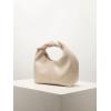 imageVerdusa Womens Ruched Hobo Mini Handbag Clutch Purse Dumpling Pouch BagApricot