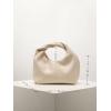 imageVerdusa Womens Ruched Hobo Mini Handbag Clutch Purse Dumpling Pouch BagApricot