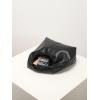 imageVerdusa Womens Ruched Hobo Mini Handbag Clutch Purse Dumpling Pouch BagBlack