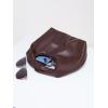 imageVerdusa Womens Ruched Hobo Mini Handbag Clutch Purse Dumpling Pouch BagCoffee Brown