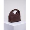 imageVerdusa Womens Ruched Hobo Mini Handbag Clutch Purse Dumpling Pouch BagCoffee Brown