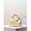 imageVerdusa Womens Ruched Hobo Mini Handbag Clutch Purse Dumpling Pouch BagGold