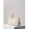 imageVerdusa Womens Ruched Hobo Mini Handbag Clutch Purse Dumpling Pouch BagLight Beige