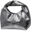 imageVerdusa Womens Ruched Hobo Mini Handbag Clutch Purse Dumpling Pouch BagSmoke Grey