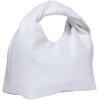 imageVerdusa Womens Ruched Hobo Mini Handbag Clutch Purse Dumpling Pouch BagWhite