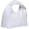 imageVerdusa Womens Ruched Hobo Mini Handbag Clutch Purse Dumpling Pouch BagWhite