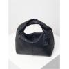 imageVerdusa Womens Ruched Hobo Mini Handbag Clutch Purse Dumpling Pouch BagWoven Black