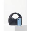 imageVerdusa Womens Ruched Hobo Mini Handbag Clutch Purse Dumpling Pouch BagWoven Black