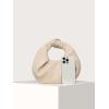 imageVerdusa Womens Ruched PU Leather Hobo Handbag Clutch PurseApricot
