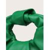 imageVerdusa Womens Ruched PU Leather Hobo Handbag Clutch PurseGreen