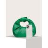 imageVerdusa Womens Ruched PU Leather Hobo Handbag Clutch PurseGreen