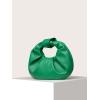 imageVerdusa Womens Ruched PU Leather Hobo Handbag Clutch PurseGreen