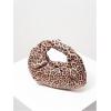 imageVerdusa Womens Ruched PU Leather Hobo Handbag Clutch PurseLeopard Print